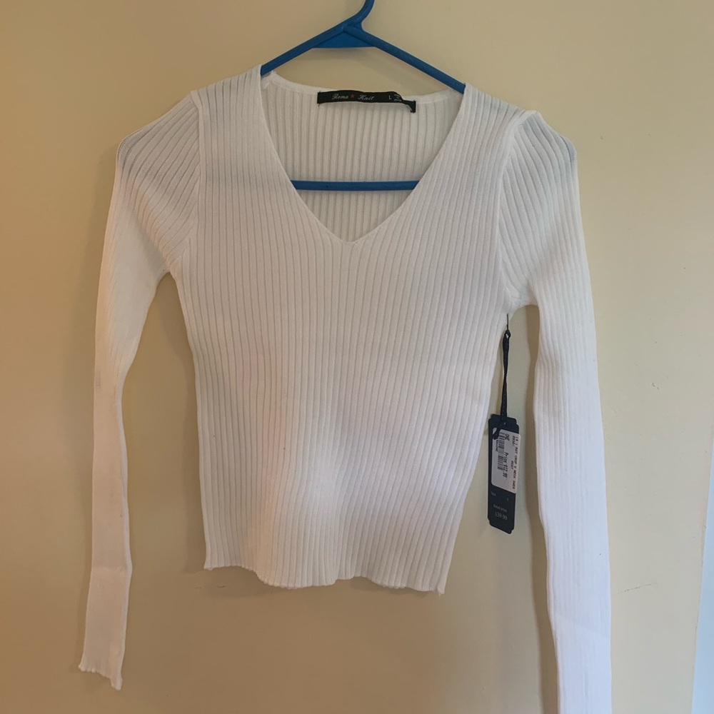 Roma Knit Collection Cropped Top